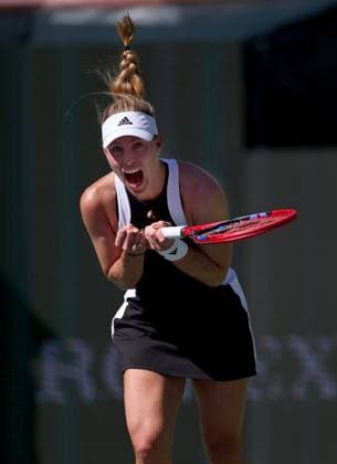 Angelique Kerber of Germany celebrates BNP Paribas Open, Tennis, Day 3, Indian Wells Tennis Garden, California, USA - 08 Mar 2024  Copyright: xEllaxLing Shutterstockx 14381608aa