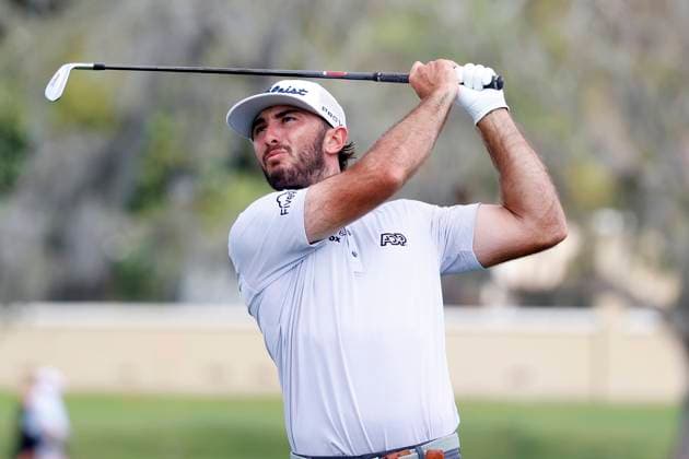 ORLANDO, FL - MARCH 08: PGA, Golf Herren golfer Max Homa plays his tee shot on the 14th hole during the Arnold Palmer Invitational presented by MasterCard at the Arnold Palmer s Bay Hill Club & Lodge on March 8, 2024, in Orlando, Florida. (Photo by Brian Spurlock Icon Sportswire) GOLF: MAR 08 PGA Arnold Palmer Invitational presented by Mastercard EDITORIAL USE ONLY Icon24030837