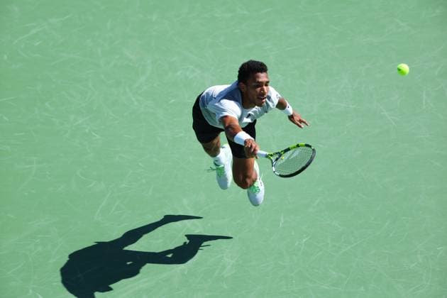 Felix Auger Aliassime (Can) TENNIS : Indian Wells 2024 - 08 03 2024 AntoineCouvercelle Panoramic 