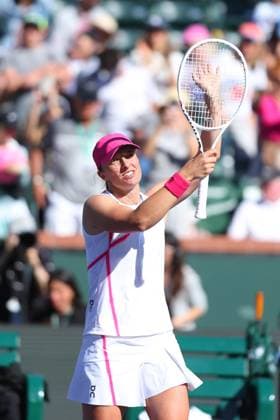 Iga Swiatek (Pol) TENNIS : Indian Wells 2024 - 08 03 2024 AntoineCouvercelle Panoramic 