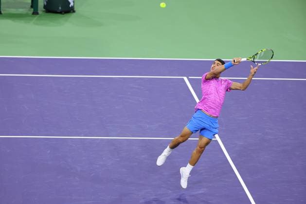Carlos Alcaraz (Spa) TENNIS : Indian Wells 2024 - 08 03 2024 AntoineCouvercelle Panoramic 