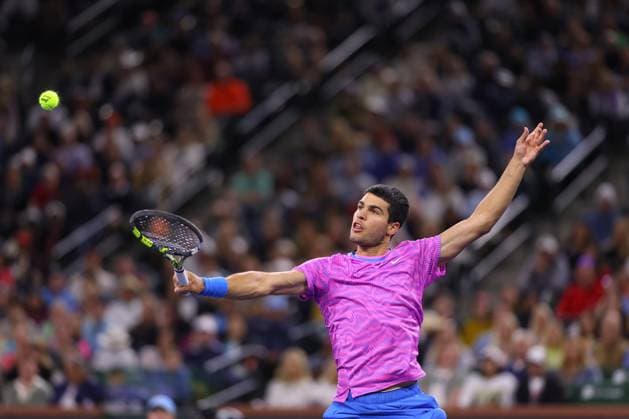 Carlos Alcaraz (Spa) TENNIS : Indian Wells 2024 - 08 03 2024 AntoineCouvercelle Panoramic 