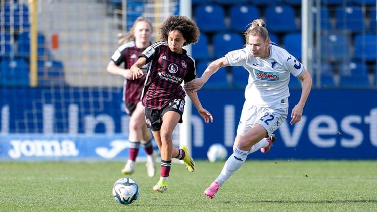 Football, Women, TSG 1899 Hoffenheim - 1. FC Nürnberg