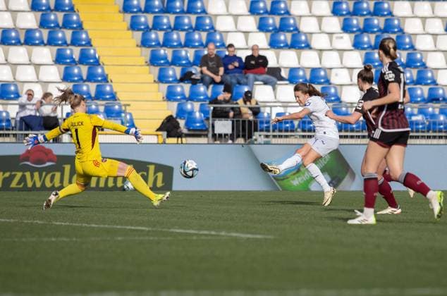 Google Pixel Frauen-Bundesliga match between TSG Hoffenheim against 1. FC Nuernberg in Dietmar-Hopp-Stadion Dana Roesiger Copyright: xDanaxRoesigerx dana_roesiger_sports_press_photo_182508
