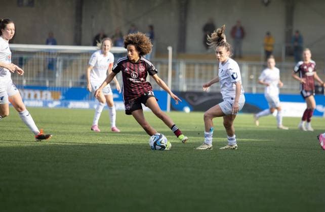 Google Pixel Frauen-Bundesliga match between TSG Hoffenheim against 1. FC Nuernberg in Dietmar-Hopp-Stadion Dana Roesiger Copyright: xDanaxRoesigerx dana_roesiger_sports_press_photo_182512