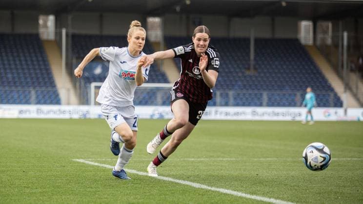Google Pixel Frauen-Bundesliga match between TSG Hoffenheim against 1. FC Nuernberg in Dietmar-Hopp-Stadion Dana Roesiger Copyright: xDanaxRoesigerx dana_roesiger_sports_press_photo_182517