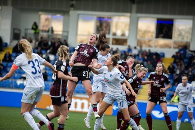 Google Pixel Frauen-Bundesliga match between TSG Hoffenheim against 1. FC Nuernberg in Dietmar-Hopp-Stadion Dana Roesiger Copyright: xDanaxRoesigerx dana_roesiger_sports_press_photo_182536