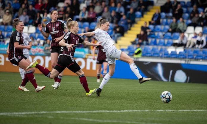 Google Pixel Frauen-Bundesliga match between TSG Hoffenheim against 1. FC Nuernberg in Dietmar-Hopp-Stadion Dana Roesiger Copyright: xDanaxRoesigerx dana_roesiger_sports_press_photo_182530