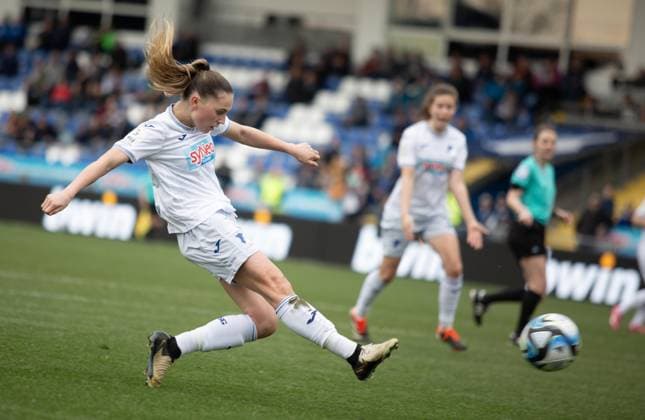 Google Pixel Frauen-Bundesliga match between TSG Hoffenheim against 1. FC Nuernberg in Dietmar-Hopp-Stadion Dana Roesiger Copyright: xDanaxRoesigerx dana_roesiger_sports_press_photo_182540