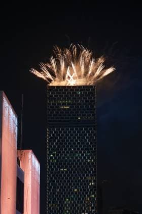 Fireworks, F1 Grand Prix of Saudi Arabia at Jeddah Corniche Circuit on March 9, 2024 in Jeddah, Saudi Arabia Photo by HOCH ZWEI Jeddah Saudi Arabia