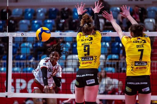 VBL Volleyball Bundesliga SC Potsdam VfB Suhl LOTTO Thüringen 09 03 2024 VBL Volleyball Bundesliga SC Potsdam VfB Suhl LOTTO Thüringen 09 03 2024 Copyright: xBEAUTIFULxSPORTS NicolxMarschallx