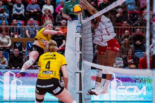 VBL Volleyball Bundesliga SC Potsdam VfB Suhl LOTTO Thüringen 09 03 2024 VBL Volleyball Bundesliga SC Potsdam VfB Suhl LOTTO Thüringen 09 03 2024 Copyright: xBEAUTIFULxSPORTS NicolxMarschallx