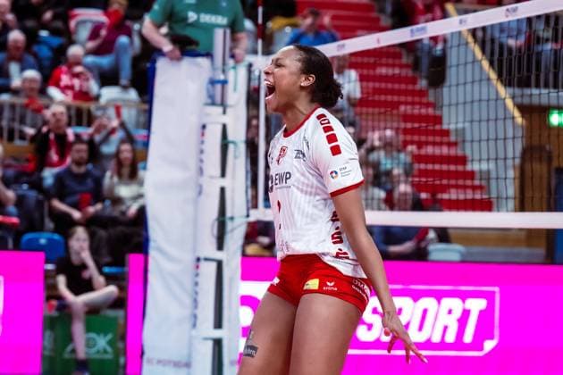 VBL Volleyball Bundesliga SC Potsdam VfB Suhl LOTTO Thüringen 09 03 2024 VBL Volleyball Bundesliga SC Potsdam VfB Suhl LOTTO Thüringen 09 03 2024 Copyright: xBEAUTIFULxSPORTS NicolxMarschallx