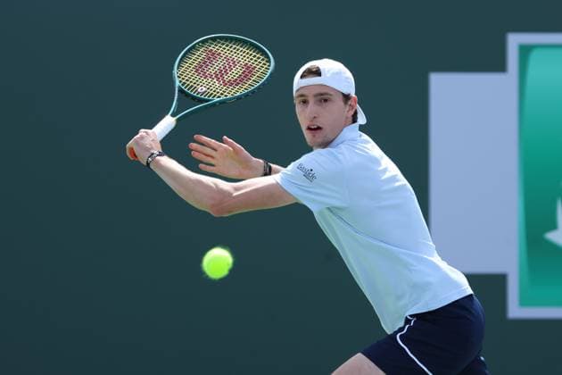 Ugo Humbert TENNIS : Indian Wells 2024 - 09 03 2024 AntoineCouvercelle Panoramic 