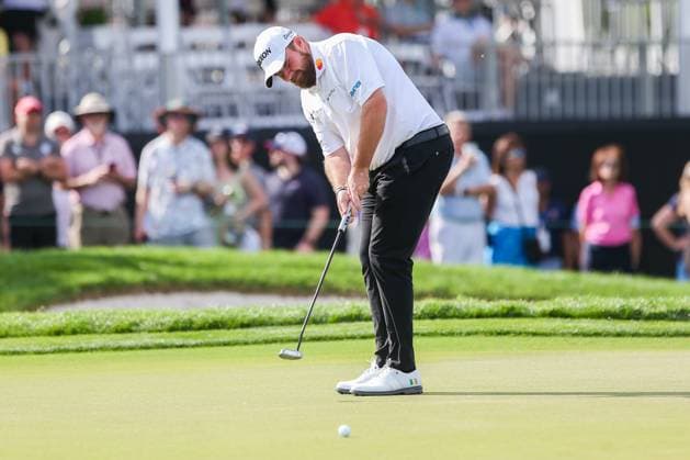 March 9, 2024, Orlando, Florida, United States: Shane Lowry putts the 9th green during the third round of the 2024 Arnold Palmer Invitational presented by Mastercard at Bay Hill Club & Lodge. Orlando United States - ZUMAw109 20240309_fap_w109_030 Copyright: xDebbyxWongx
