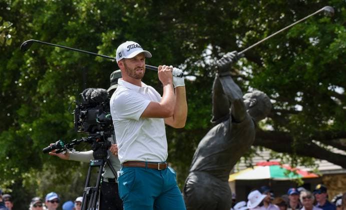 Arnold Palmer Invitaional - Third Round in Orlando, US - 09 Mar 2024 Wyndham Clark of the United States waits to hit his tee shot on the first hole during the third round of the Arnold Palmer Invitational presented by Mastercard at Arnold Palmer Bay Hill Golf Course in Orlando. Orlando United States Copyright: xPaulxHennessyx xSOPAxImagesx 03092024_PHH_API_19