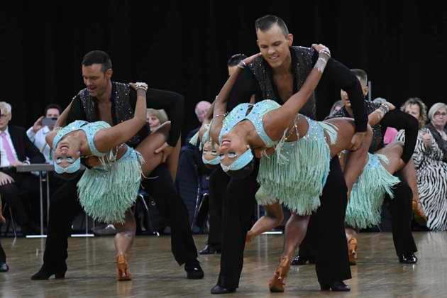 GER Dancing, 1 National League of Latin Formations 09 03 2023, GER Dancing, 1 National League of Latin Formations,, preliminary round, in the picture 1 Latin Team Kiel A with the theme Dreams nordphotoxGmbH xWitke nph00002