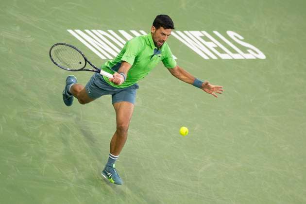 March 9, 2024: Novak Djokovic (SRB) defeated Aleksander Vukic (AUS) 6-2, 5-7, 6-3 in the second round of the BNP Paribas Open at the Indian Wells Tennis Garden in Indian Wells, California. Ã‚ TennisClix CSM Indian Wells USA - ZUMAc04_ 20240309_zma_c04_487 Copyright: xMalxTaamx