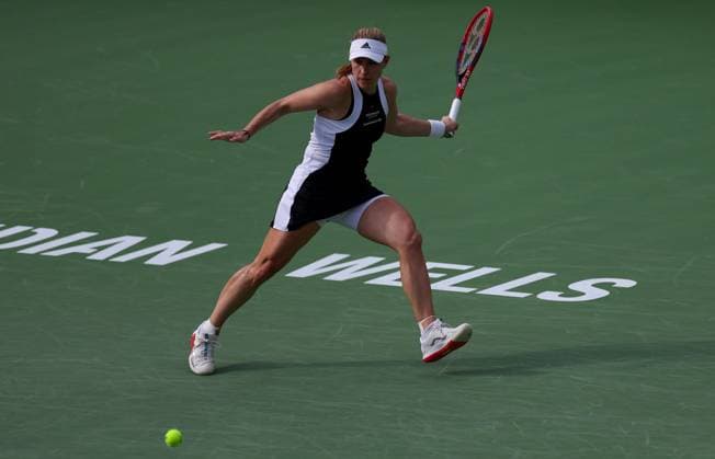Angelique Kerber of Germany in action BNP Paribas Open, Tennis, Day 5, Indian Wells Tennis Garden, California, USA - 10 Mar 2024  Copyright: xEllaxLing Shutterstockx 14381610dj