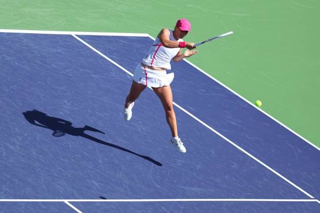 Iga Swiatek (Pol) TENNIS : Indian Wells 2024 - 10 03 2024 AntoineCouvercelle Panoramic 