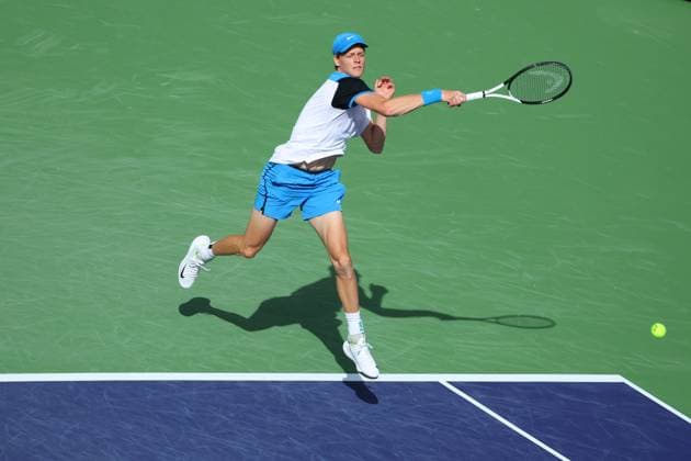 Jannik Sinner TENNIS : Indian Wells 2024 - 10 03 2024 AntoineCouvercelle Panoramic 