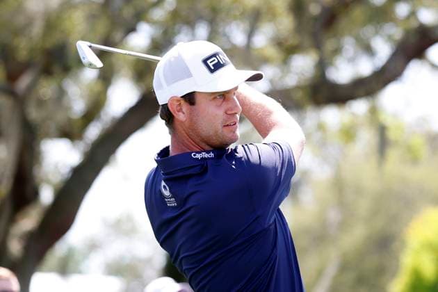 ORLANDO, FL - MARCH 10: PGA, Golf Herren golfer Harris English hits his tee shot on the 7th hole during the Arnold Palmer Invitational presented by MasterCard at the Arnold Palmer s Bay Hill Club & Lodge on March 10, 2024, in Orlando, Florida. (Photo by Brian Spurlock Icon Sportswire) GOLF: MAR 10 PGA Arnold Palmer Invitational presented by Mastercard EDITORIAL USE ONLY Icon240310139