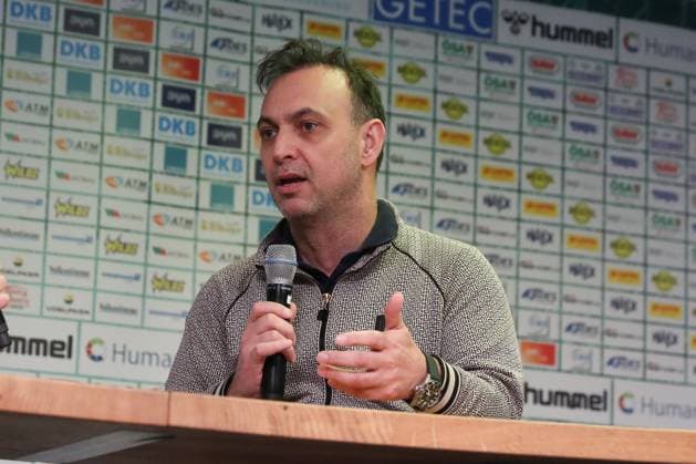 10 03 2024, xgox, Handball Liqui Moly Hbl, SC Magdeburg Fuechse Berlin emspor, v l Bob Hanning Berlin, Managing Director Magdeburg