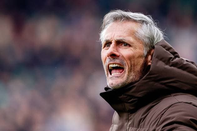 2024-03-10 NEC v sc Heerenveen - Dutch Eredivisie NIJMEGEN, NETHERLANDS - MARCH 10: Head Coach Kees van Wonderen of sc Heerenveen shouting during the Dutch Eredivisie match between NEC and sc Heerenveen at Goffertstadion on March 10, 2024 in Nijmegen, Netherlands. (Photo by Broer van den Boom BSR Agency) Nijmegen Netherlands Content not available for redistribution in The Netherlands directly or indirectly through any third parties. Copyright: xBSRxAgencyx