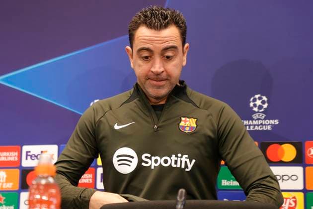 Football, CL, FC Barcelona, press conference
