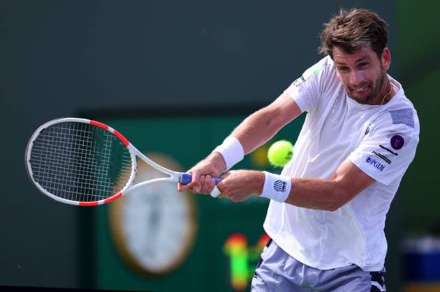 Cameron Norrie of GBR in action BNP Paribas Open, Tennis, Day 6, Indian Wells Tennis Garden, California, USA - 11 Mar 2024  Copyright: xEllaxLing Shutterstockx 14381616h