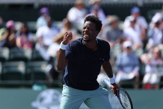 Gael Monfils TENNIS : Indian Wells 2024 - 11 03 2024 AntoineCouvercelle Panoramic 