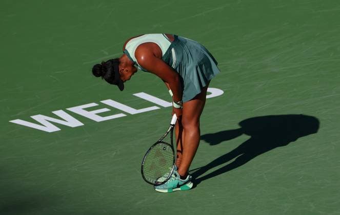Naomi Osaka of Japan frustrated BNP Paribas Open, Tennis, Day 6, Indian Wells Tennis Garden, California, USA - 11 Mar 2024  Copyright: xEllaxLing Shutterstockx 14381616be