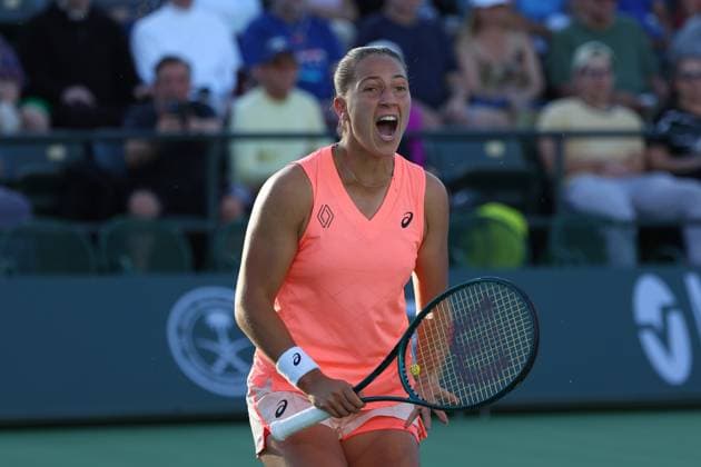 Diane Parry TENNIS : Indian Wells 2024 - 11 03 2024 AntoineCouvercelle Panoramic 
