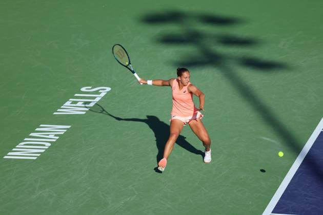 Diane Parry TENNIS : Indian Wells 2024 - 11 03 2024 AntoineCouvercelle Panoramic 