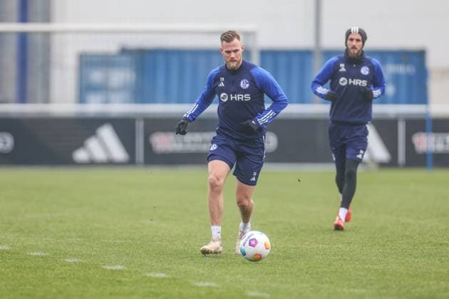 12 03 2024, Football, Season 2023 2024, 2 Bundesliga, Training FC Schalke 04, Tomas Kalas FC Schalke 04 Gelsenkirchen Veltins Arena NRW Germany xRHR PHOTO TRx Copyright: TimxRehbein RHR-FOTOx RHR-FOTO TR