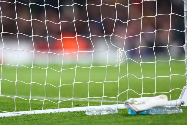 Arsenal gegen Porto 12. März 2024, London UEFA Champions™s League, Achtelfinale, Rückspiel Arsenal gegen Porto Ein Knoten im Netz Foto Charlotte Wilson Abseits London UK  Copyright: xCharlottexWilsonx xOffsidexOffside