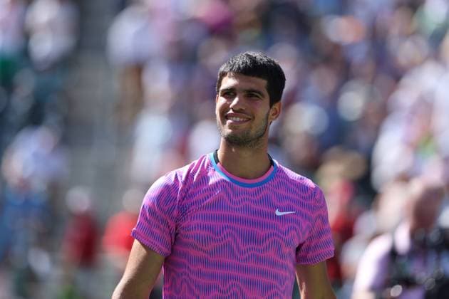 Carlos Alcaraz (Spa) TENNIS : Indian Wells 2024 - 12 03 2024 AntoineCouvercelle Panoramic 