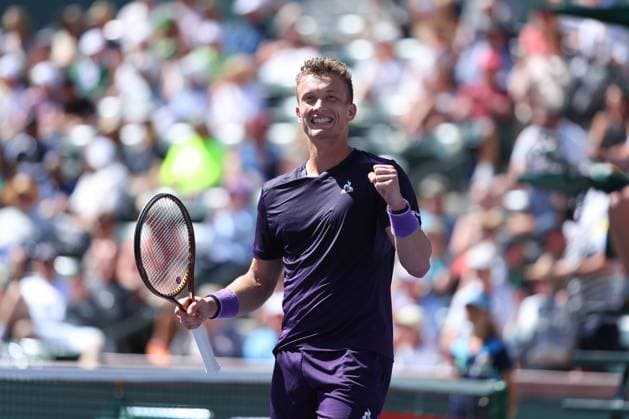 Jiri Lehecka (Cze) TENNIS : Indian Wells 2024 - 12 03 2024 AntoineCouvercelle Panoramic 