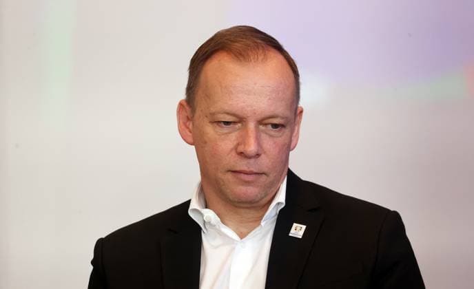 13 03 24 PK UEFA Euro 2024 Stuttgart Germany, Stuttgart, 13 03 2024, Football, Press conference UEFA Euro 2024 Markus Stenger Managing Director Euro 2024