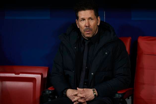 UEFA Champions League, Atletico de Madrid v FC Internazionale Milan MADRID, SPAIN - MARCH 13: Diego Pablo Simeone Head Coach of Atletico de Madrid looks on prior the UEFA Champions League 2023 24 round of 16 second leg match between Atletico de Madrid and FC Internazionale Milan at Civitas Metropolitano Stadium on March 13, 2024 in Madrid, Spain. (Photo By Francisco Macia Photo Players Images) Madrid Civitas Metropolitano Madrid Spain Copyright: xFranciscoxMacia PhotoxPlayersxImagesx