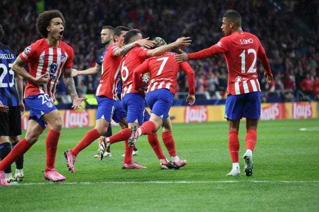 Champions League match between Atletico Madrid vs Inter 03 13 2024 Madrid, second leg of the 2023 24 Champions League round of 16, football match between CF Atletico Madrid vs FC Internazionale Milano at the Civita Metropolitano stadium in Madrid In picture: Madrid stadio Civitas Metropolitano di Madrid madrid SPAGNA Copyright: xFABIOxSASSOxFabioxSassox 2L8A0313