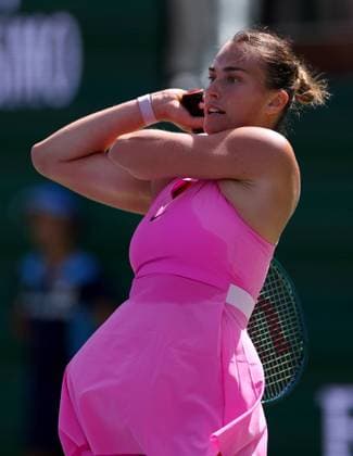 Aryna Sabalenka of Belarus in action BNP Paribas Open, Tennis, Day 8, Indian Wells Tennis Garden, California, USA - 13 Mar 2024  Copyright: xEllaxLing Shutterstockx 14386171h