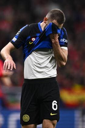 Mg Madrid (Spagna) 13 03 2024 - Champions League Atletico Madrid-Inter foto Matteo Gribaudi Image nella foto: Stefan De Vrij 