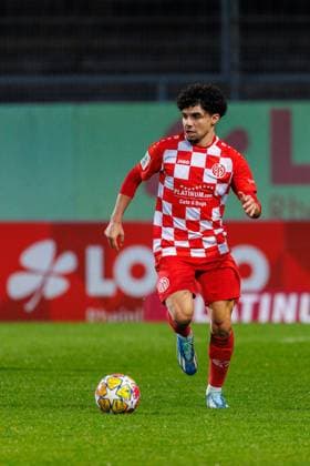 UEFA Youth League, quarter-finals, 1 FSV Mainz 05 FC Porto, 13 03 2024, Mainz Aiman Dardari 1 FSV Mainz 05 U19, 10 UEFA Youth League, quarter-finals, 1 FSV Mainz 05 FC Porto, U19, Under 19 13 03 2024, Mainz, Stadion am Bruchweg Copyright: xBEAUTIFULxSPORTS Hahnex
