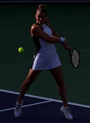 Maria Sakkari of Greece in action BNP Paribas Open, Tennis, Day 8, Indian Wells Tennis Garden, California, USA - 13 Mar 2024  Copyright: xEllaxLing Shutterstockx 14386171cb