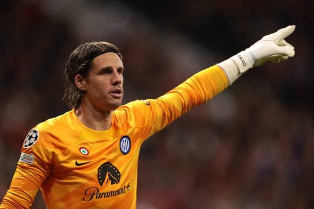 Madrid, Spain, 13th March 2024. Yann Sommer of FC Internazionale reacts during the UEFA Champions League match at Estadio Metropolitano,, Madrid. Picture credit should read: Jonathan Moscrop Sportimage EDITORIAL USE ONLY. No use with unauthorised audio, video, data, fixture lists, club league logos or live services. Online in-match use limited to 120 images, no video emulation. No use in betting, games or single club league player publications. SPI-2991-0018