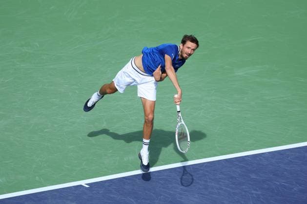 Daniil Medvedev TENNIS : Indian Wells 2024 - 13 03 2024 AntoineCouvercelle Panoramic 