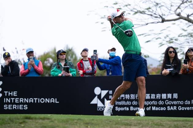 (240314) -- MACAO, March 14, 2024 -- Sergio Garcia of Spain competes during the round 1 match at the International Series Macao of golf tournament in south China s Macao, March 14, 2024. ) (SP)CHINA-MACAO-GOLF-INTERNATIONAL SERIES MACAO CheongxKamxKa 