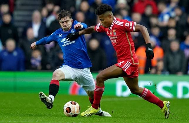 Football, EL, Glasgow Rangers - Benfica Lisbon