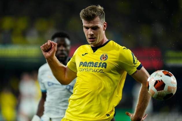 Villarreal CF v Olympique Marseille: Round of 16 Second Leg - UEFA Europa League 2023 24 Alexander Sorloth centre-forward of Villarreal and Norway during the UEFA Europa League 2023 24 round of 16 second leg match between Villarreal CF and Olympique Marseille at Estadio de la Ceramica on March 14, 2024 in Villarreal, Spain. Villarreal Castellon Spain  Copyright: xJosexBretonx originalFilename:breton-villarre240314_npd2A.jpg